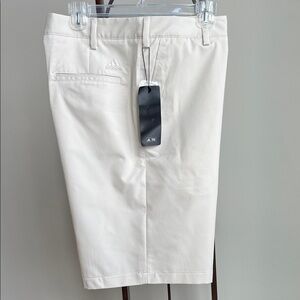 Adidas Flat Front Shorts Performance Stretch Lightweight Fabric Golf Flat Front